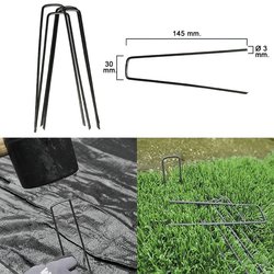 CLAVIJA P/FIJAR MALLAS Y CESPED 20 UNIDADES