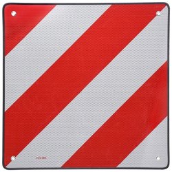 CARTEL MERCANCIA METAL 50X50