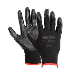 PAR GUANTES NITRILO/NYLON T.8