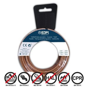 CABLECILLO 2.5 MM MARRON 25 MT