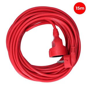 PROLONGACION ROJA 3X1.5 15 MTS