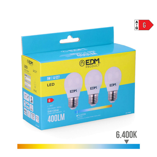 BOMBILLA ES LED 5W E27 6400 3U