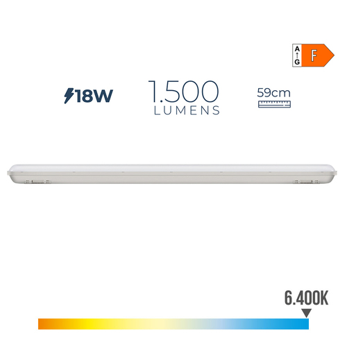 REGLETA EST.LED IP65 18W 1500
