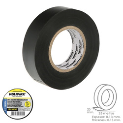 CINTA AISLANTE  PROFESIONAL  25X15MM NEGRA  AFT