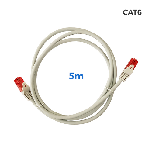 CABLE UTP CAT 6 LATIGUILLO RJ45 COBRE LSZH GRIS 5 M ELEK