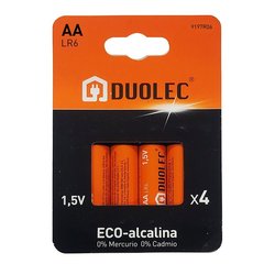 PILA ALCALINA AA LR06 DUOLEC