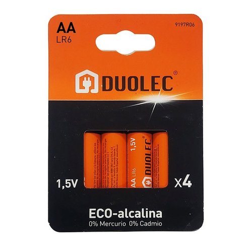 PILA ALCALINA AA LR06 DUOLEC