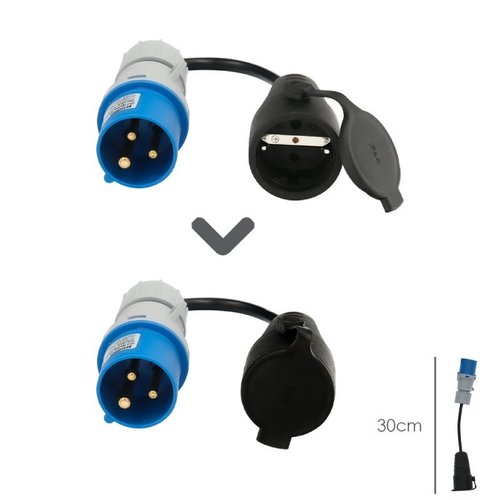 BASE SCHUKO 2P T 16A BLANCO