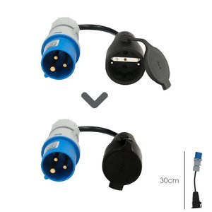 BASE SCHUKO 2P T 16A BLANCO