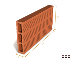 LADRILLO 3X12X25