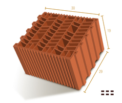 BLOQUE TERMOARCILLA 29X19X30 MIRA
