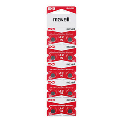 MICROPILA ALCALINA LR0041 BL 10 UNIDADES MAXELL