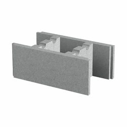 BLOQUE H 25X20X50 ENCOFRADO MURO