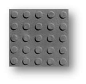 M2 BALDOSA 20X20 25 BOTON GRIS