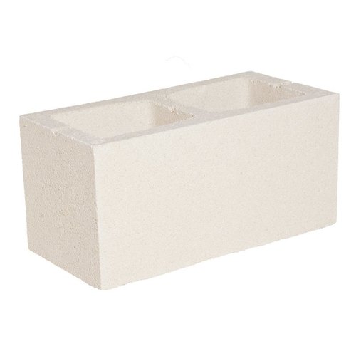 BLOQUE DOBLE ESQUINA LISO 15X20X40 BLANCO MACAEL