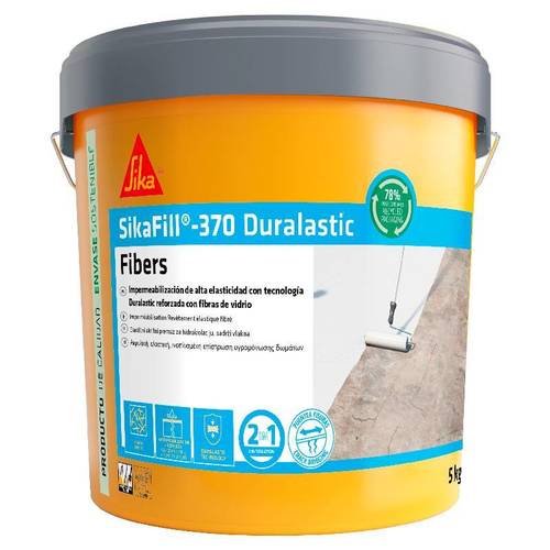 SIKAFILL-370 FIBRAS ROJO 5 KG