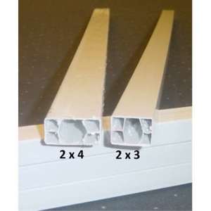 RASTREL PVC 3X2 CM  BLANCO 2 M