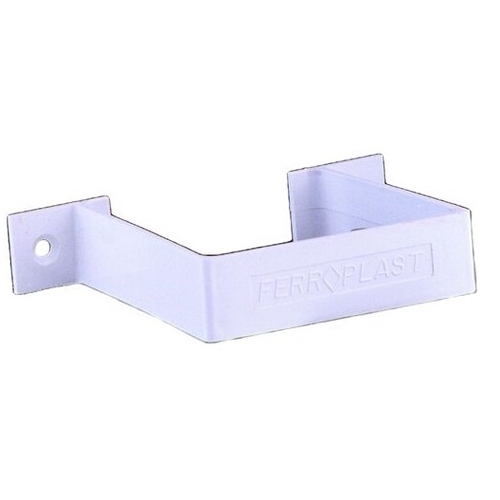 ABRAZADERA TUBO CUADRADO BLANCO