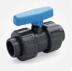 VALVULA BOLA LISA PVC 50 PRESION