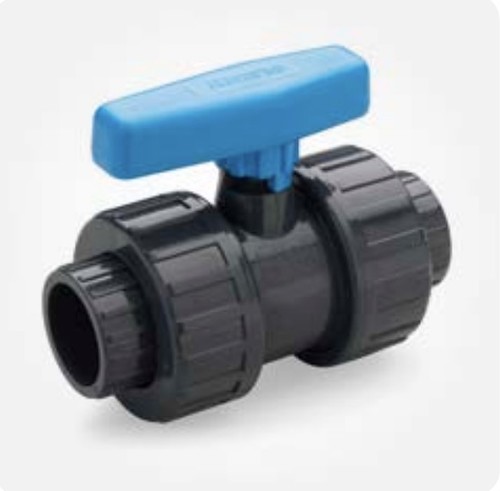 VALVULA BOLA LISA PVC 50 PRESION