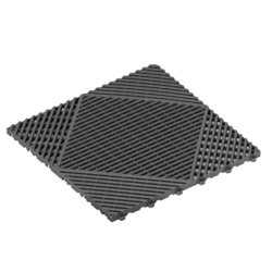 REJILLA DRENANTE GRIS 400X400 H.18 DAKOTA