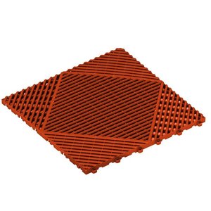 REJILLA DRENANTE ROJA 400X400 H.18 DAKOTA