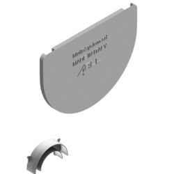 KIT TAPA   SALIDA110/75 ACO NEGRO