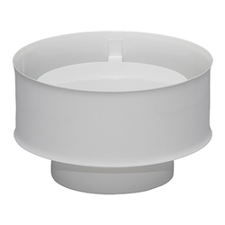 DEFLECTOR BCO TUBO RIGIDO 125