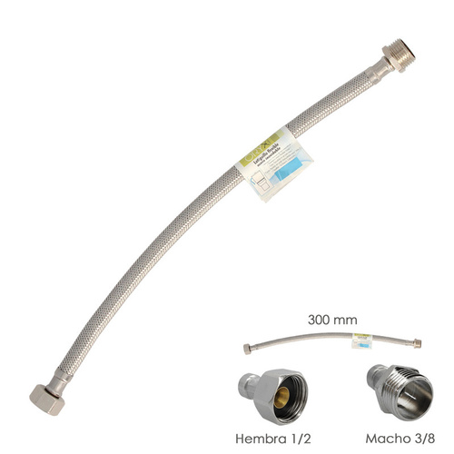 LATIGUILLO INOX.M1/2-H1/2 30CM