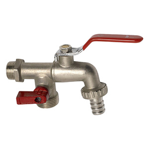 GRIFO ESFERA DOBLE MANG 1/2X3/4X3/4 CON ADAPTADOR