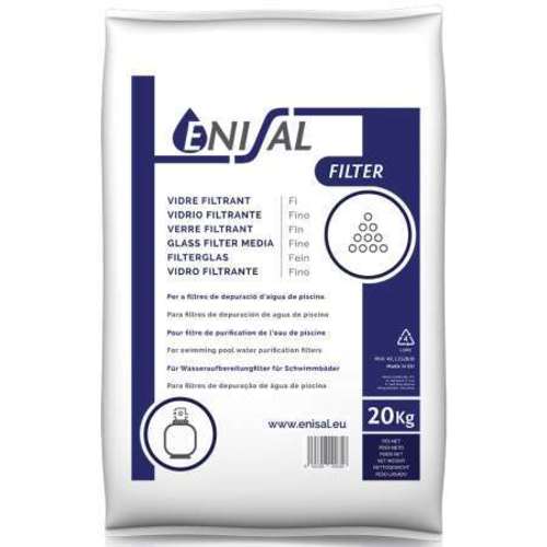 SACO VIDRIO FILTRANTE FINO 20K