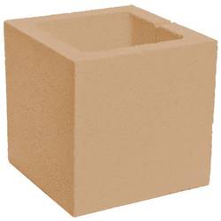MEDIO BLOQUE LISO 15X20X20 COLOR *