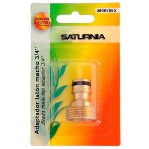 ADAPTADOR MANGUERA LATON 3/4-M