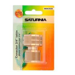 CONECTOR MANGUERA LATON 3/4