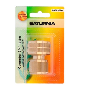 CONECTOR MANGUERA LATON 3/4