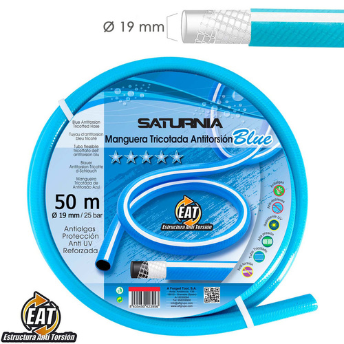 MANGUERA NO TORSION BLUE 19MM 50 MTS