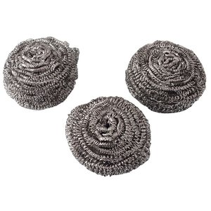 ESTROPAJO METALICO INOX (3 UN)