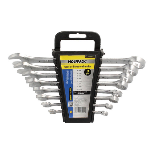 JUEGO LLAVES COMBINADAS 8 PIEZ