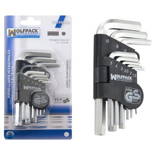 JUEGO LLAVES ALLEN 9 PIEZAS